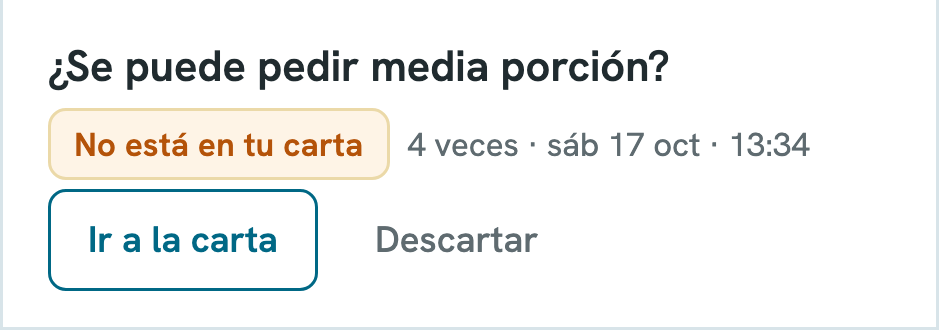 No está en tu carta