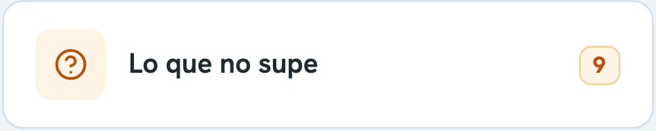 Lo que no supe
